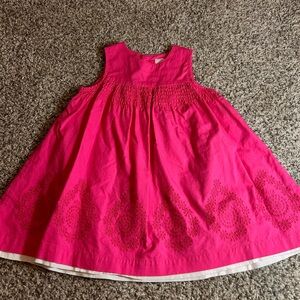 Pink Sleeveless Kids Dress